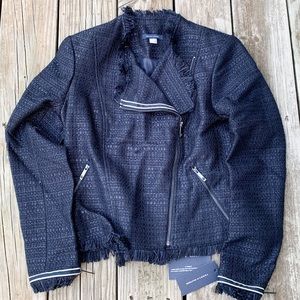 Tommy Hilfiger Women’s Texture Jacket Blue 4 NWT